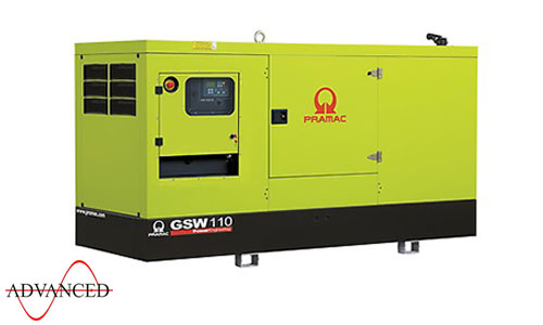 110 kVA Volvo Silent Diesel Generator - Pramac GSW110V