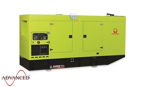 560 kVA Pramac Volvo Silent Canopied Diesel Generator - Pramac GSW560V